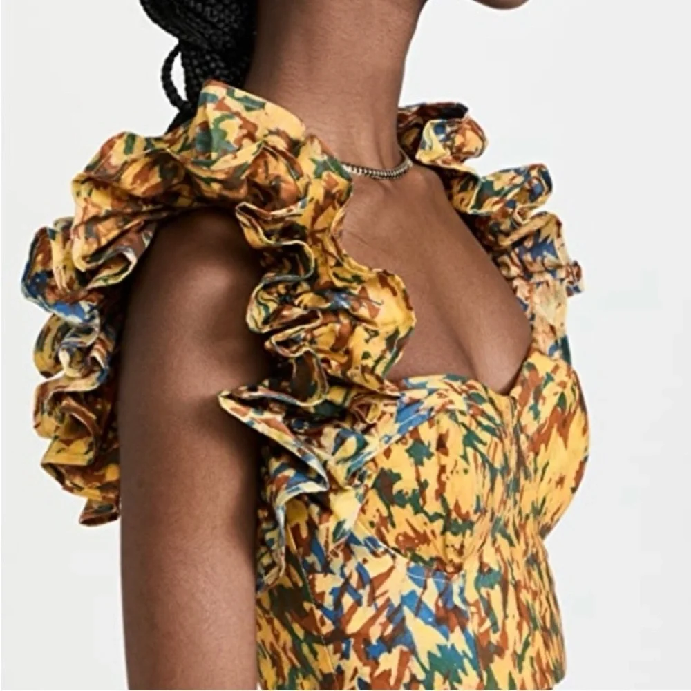 Sika Ikat Bustier Top Size 8 - Picture 4 of 9